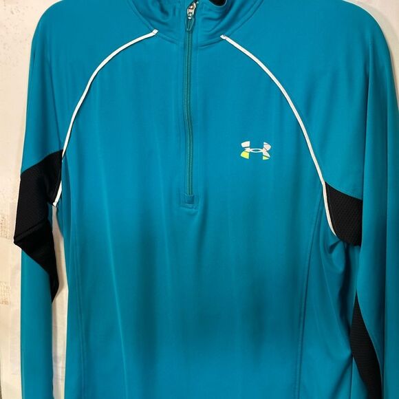 Under Armour Blue Quarter-Zip Pullover size xl - Picture 1 of 5